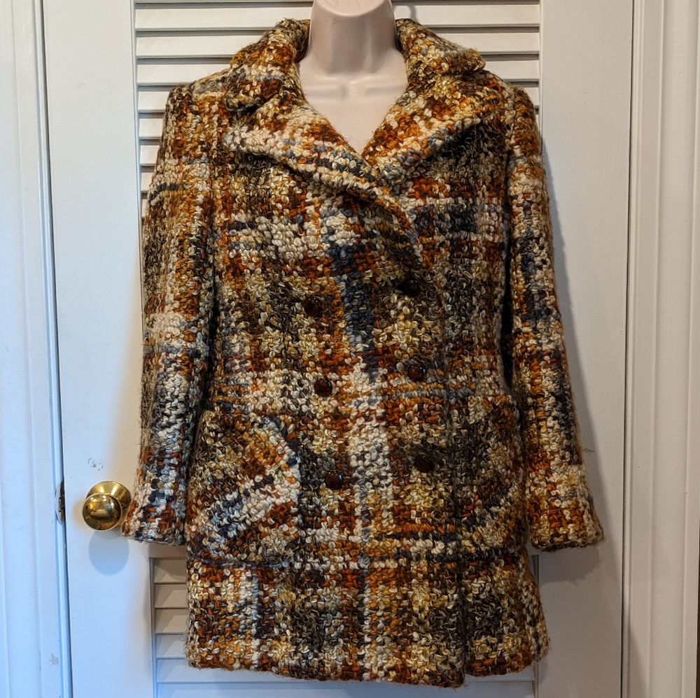 Vintage Chunky Weave Coat